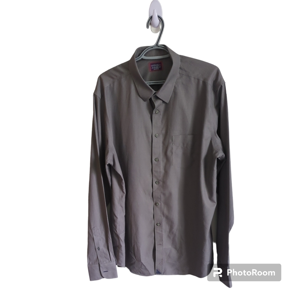 Untuckit Gray Button Down Shirt Size‎ XXL